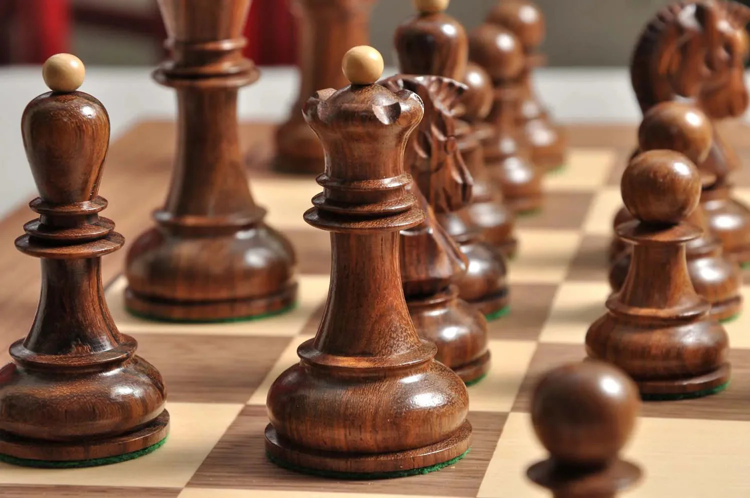 DGT Projects - USB Walnut Board with Dubrovnik Chess Pieces - Image 10