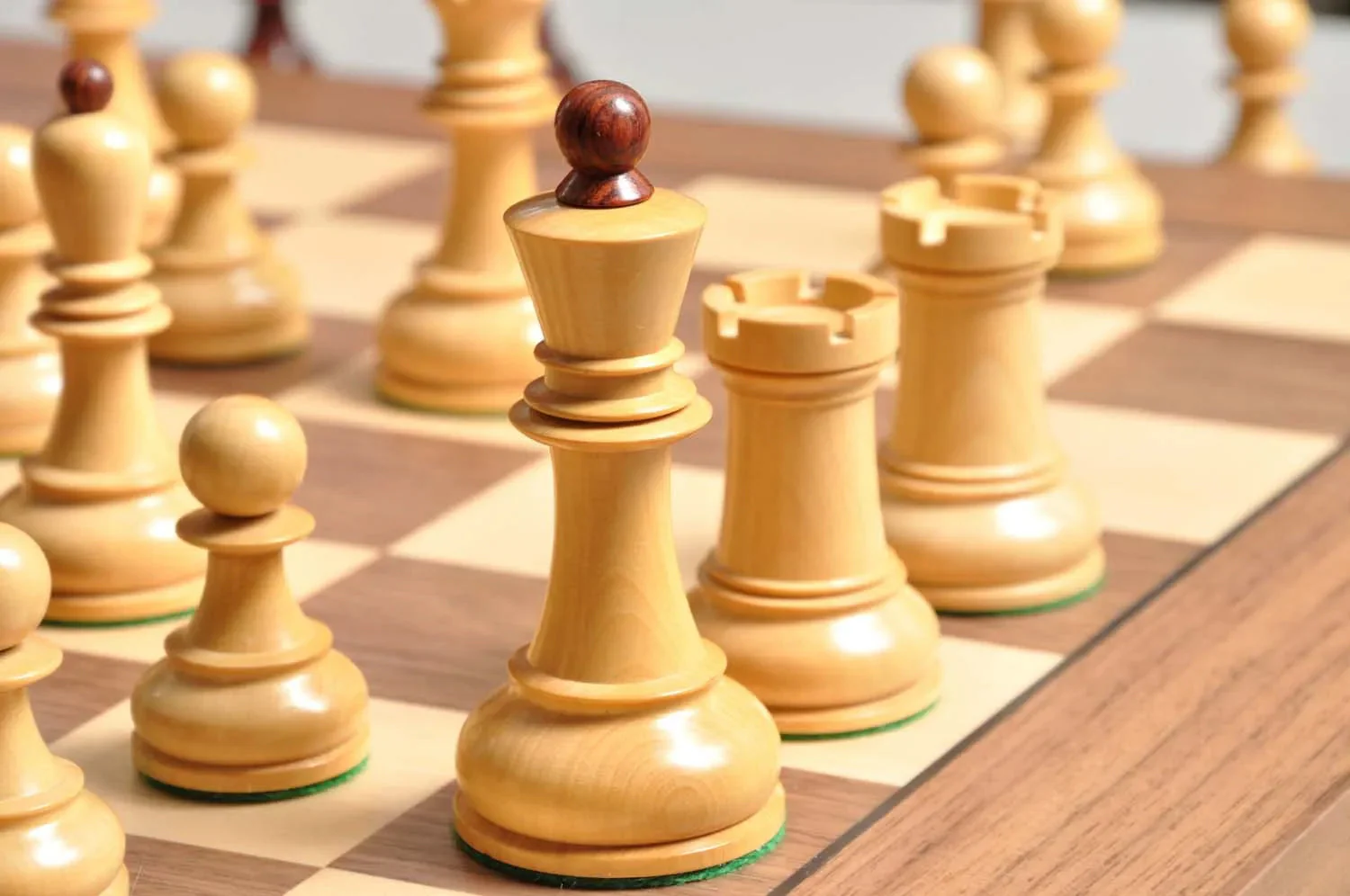 DGT Projects - USB Walnut Board with Dubrovnik Chess Pieces - Image 7