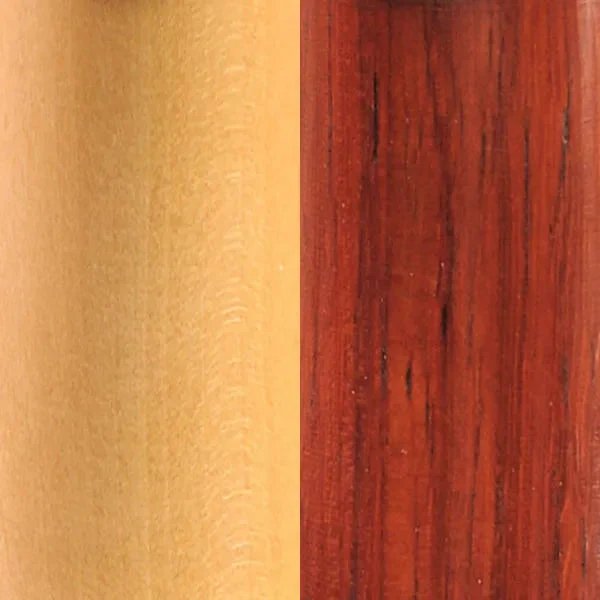 Blood Rosewood and Natural Boxwood