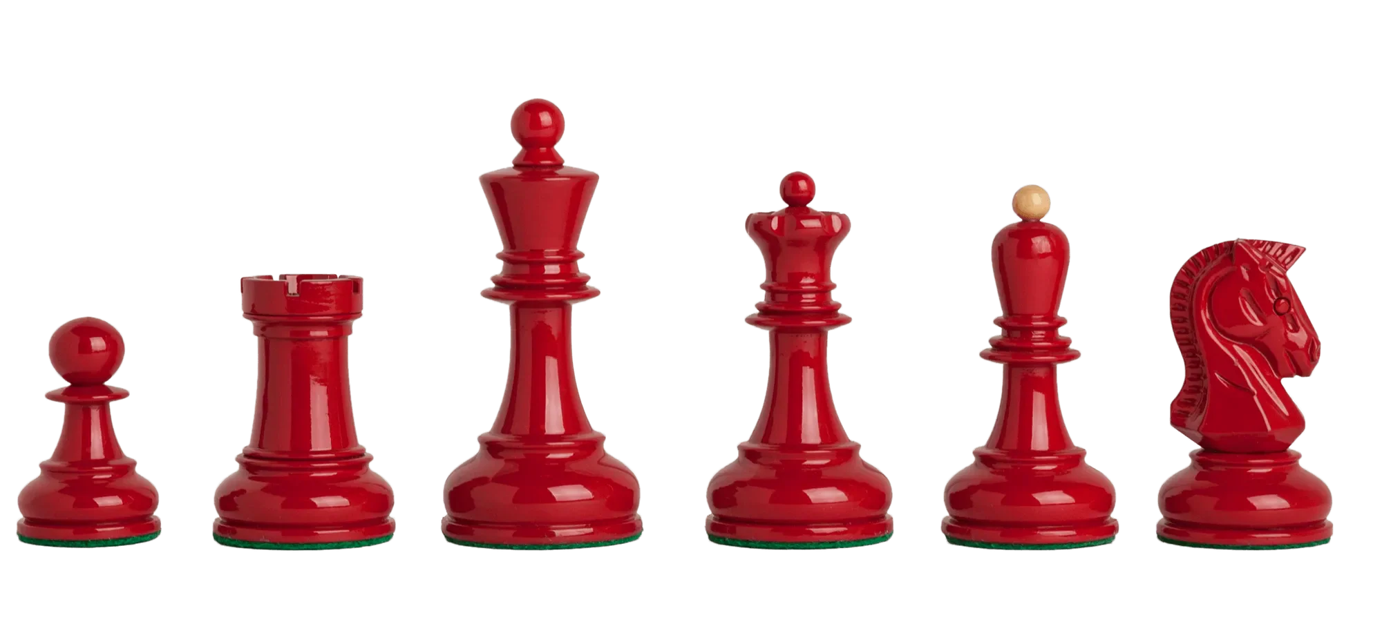 Red and Natural Lacquered