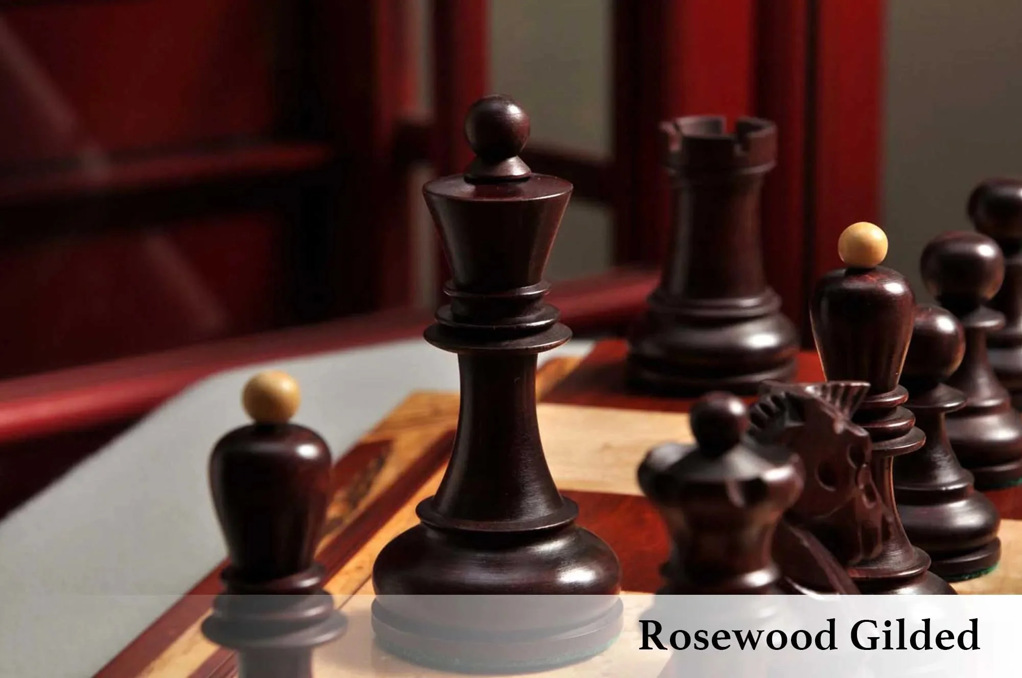 The Dubrovnik Series Gilded Chess Pieces - 3.75" King - Image 18
