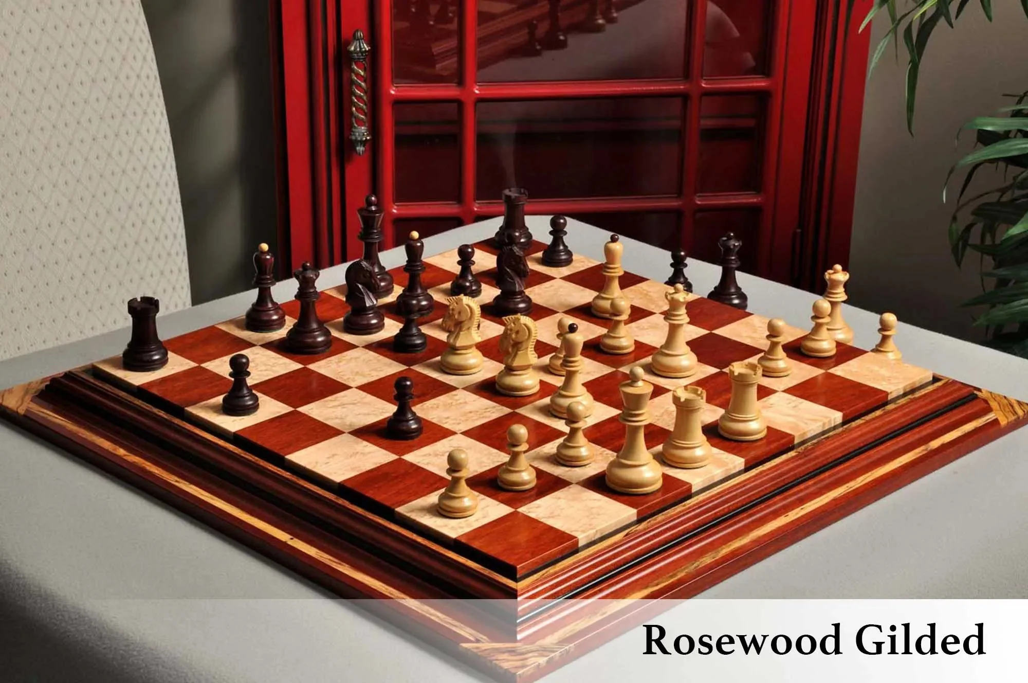 The Dubrovnik Series Gilded Chess Pieces - 3.75" King - Image 25