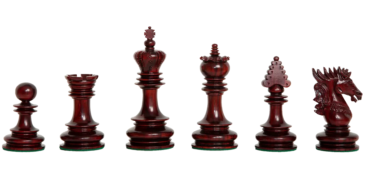 Blood Rosewood and Natural Boxwood