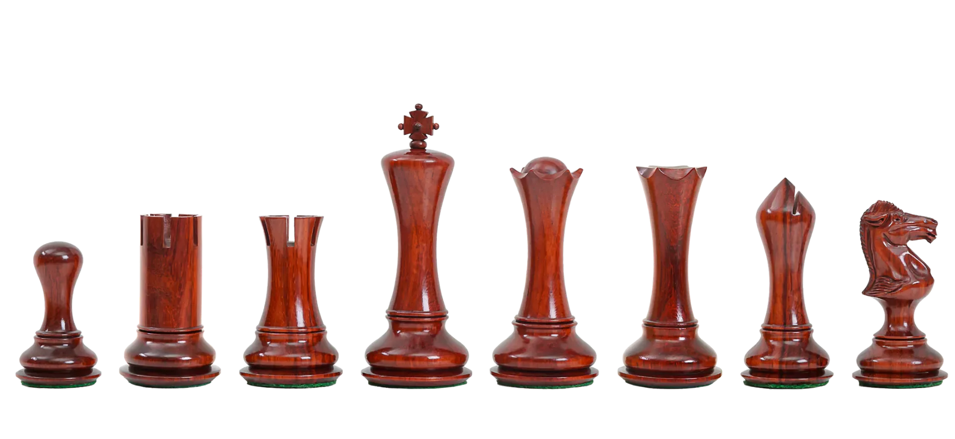 Blood Rosewood and Natural Boxwood