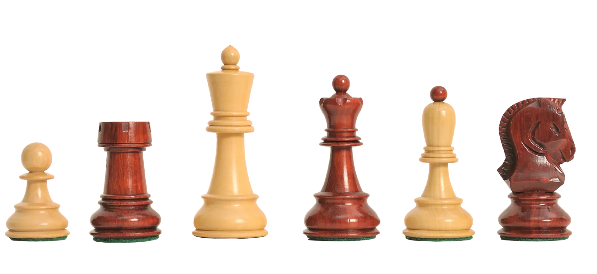 The Fischer Dubrovnik II Series Chess Pieces - 3.625" King