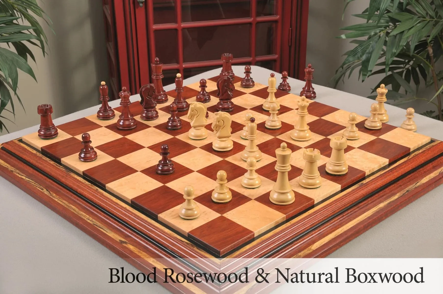 The Fischer Dubrovnik II Series Chess Pieces - 3.625" King - Image 2