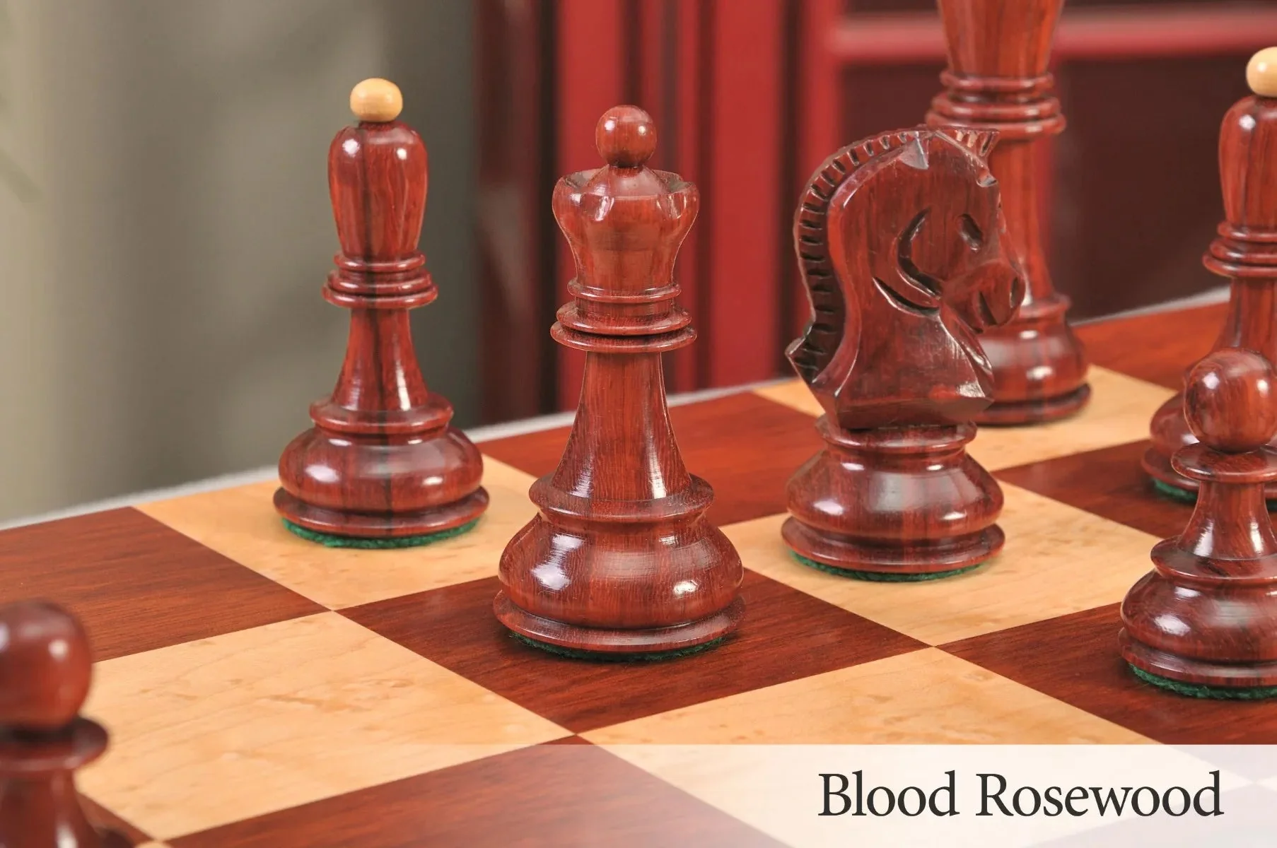 The Fischer Dubrovnik II Series Chess Pieces - 3.625" King - Image 3