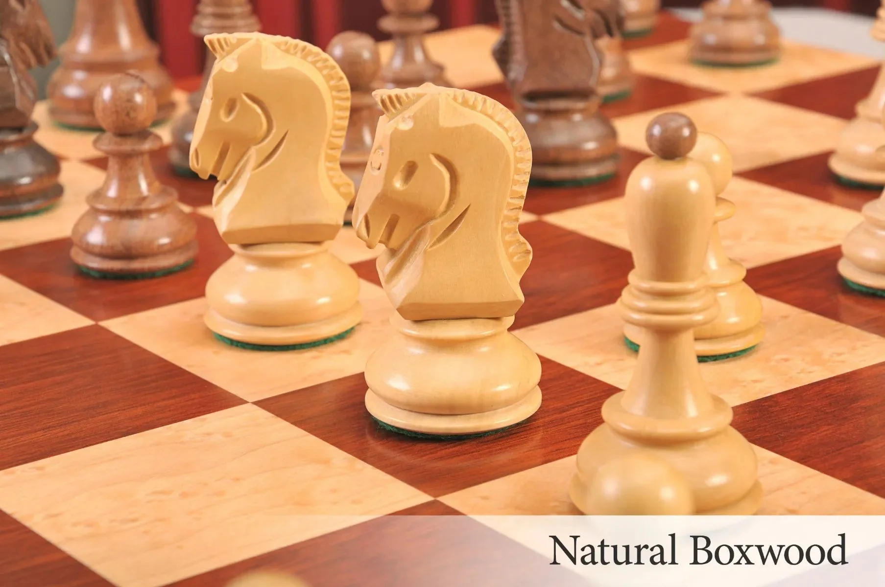 The Fischer Dubrovnik II Series Chess Pieces - 3.625" King - Image 4