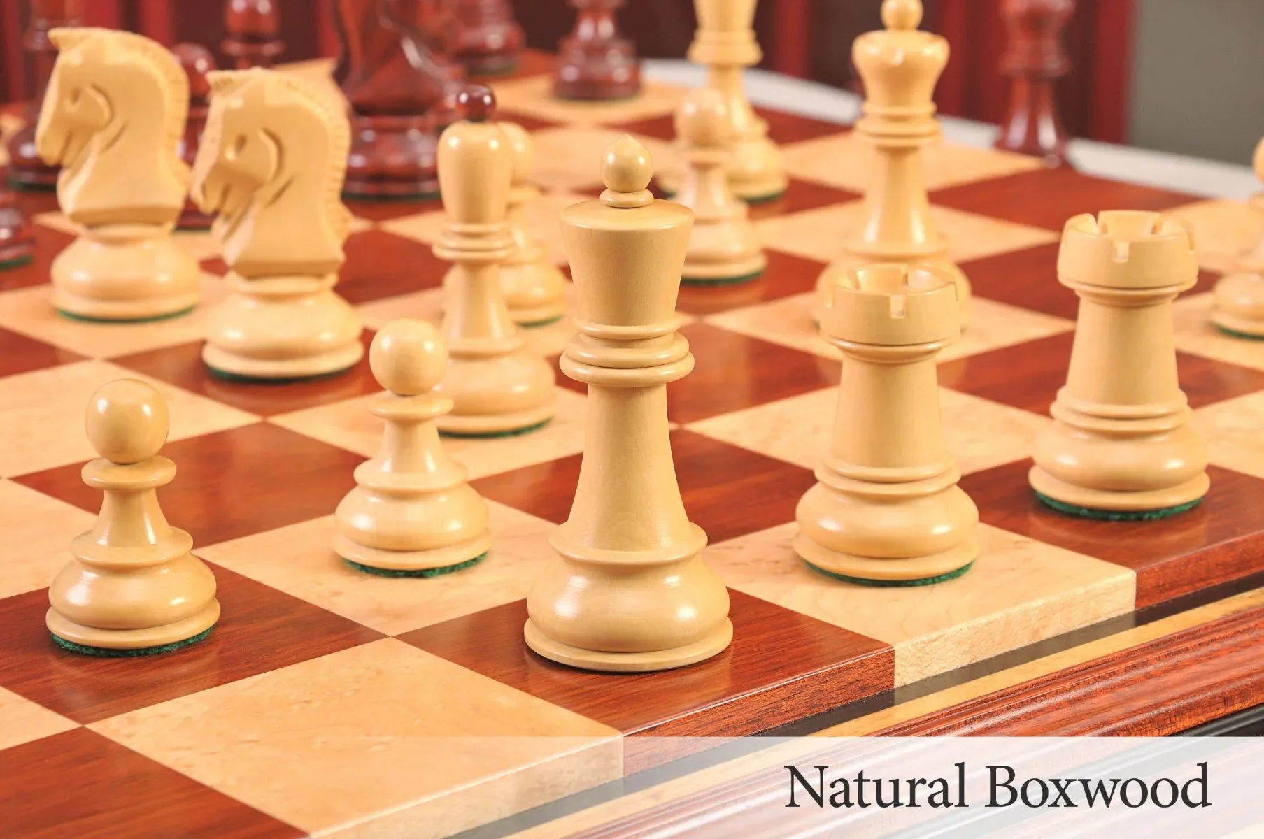 The Fischer Dubrovnik II Series Chess Pieces - 3.625" King - Image 48