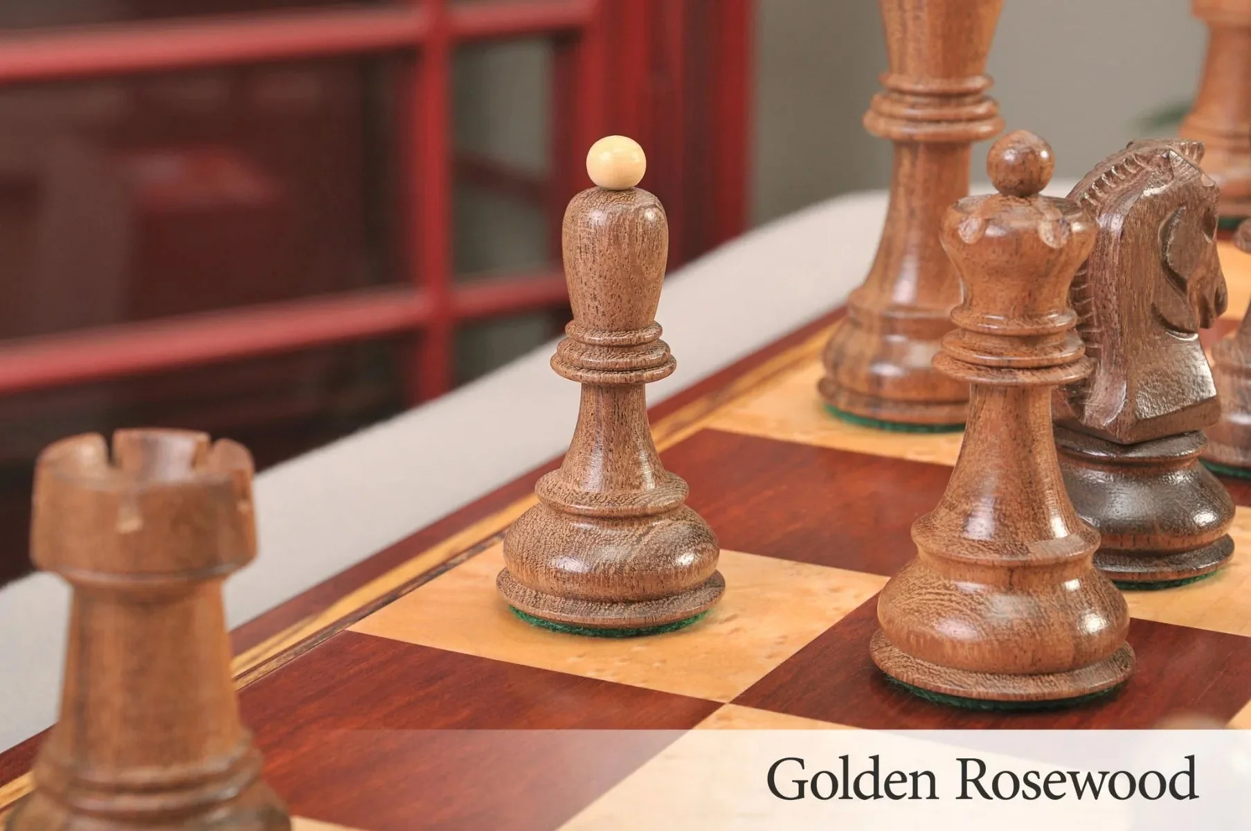 The Fischer Dubrovnik II Series Chess Pieces - 3.625" King - Image 5