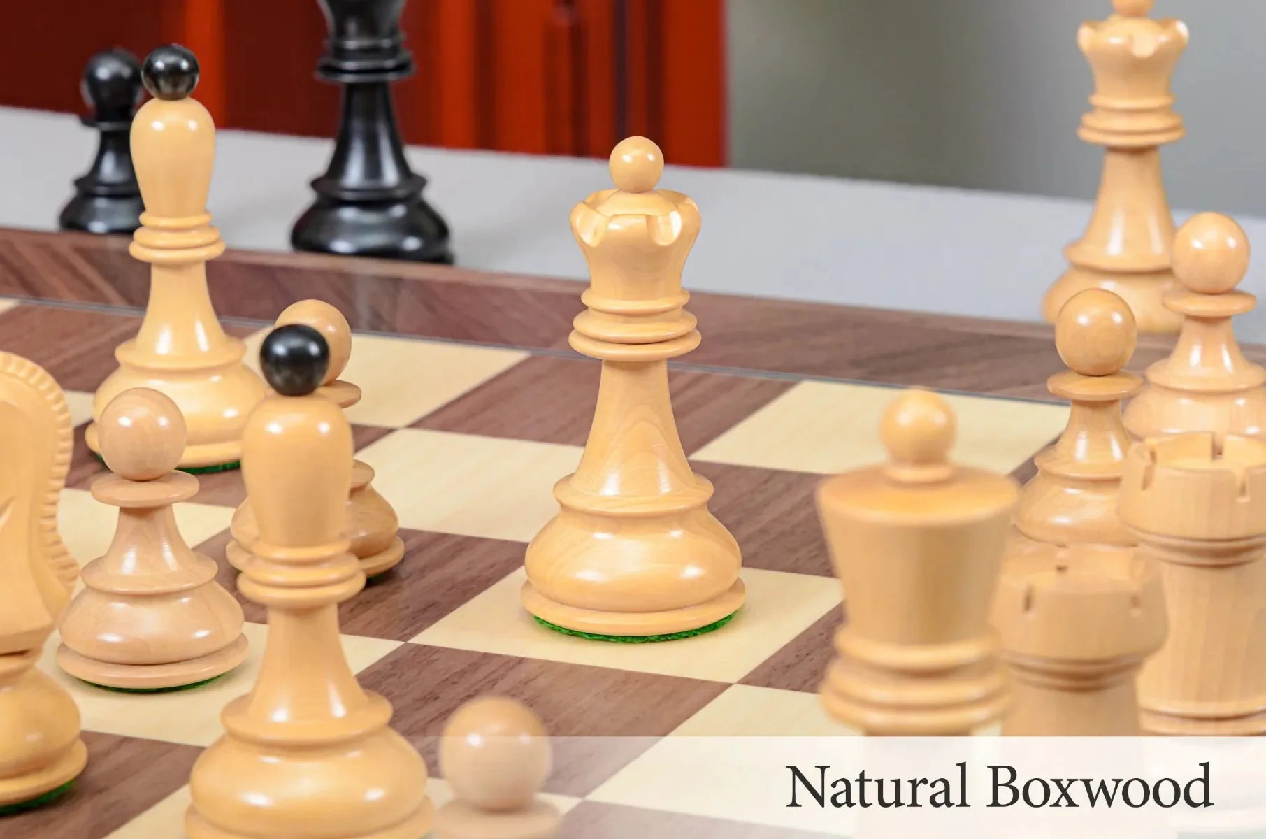 The Fischer Dubrovnik Series Chess Pieces - 3.625" King - Image 25