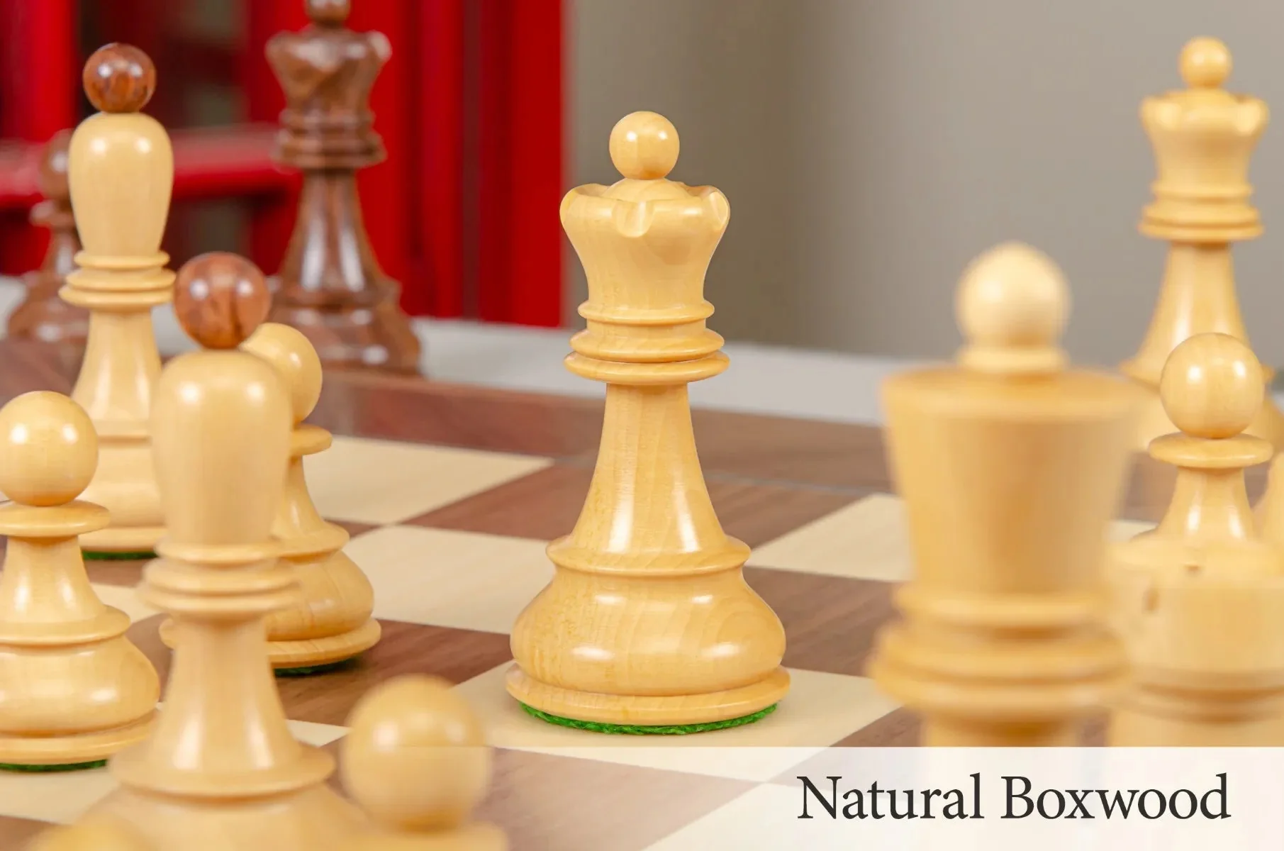 The Fischer Dubrovnik Series Chess Pieces - 3.625" King - Image 4