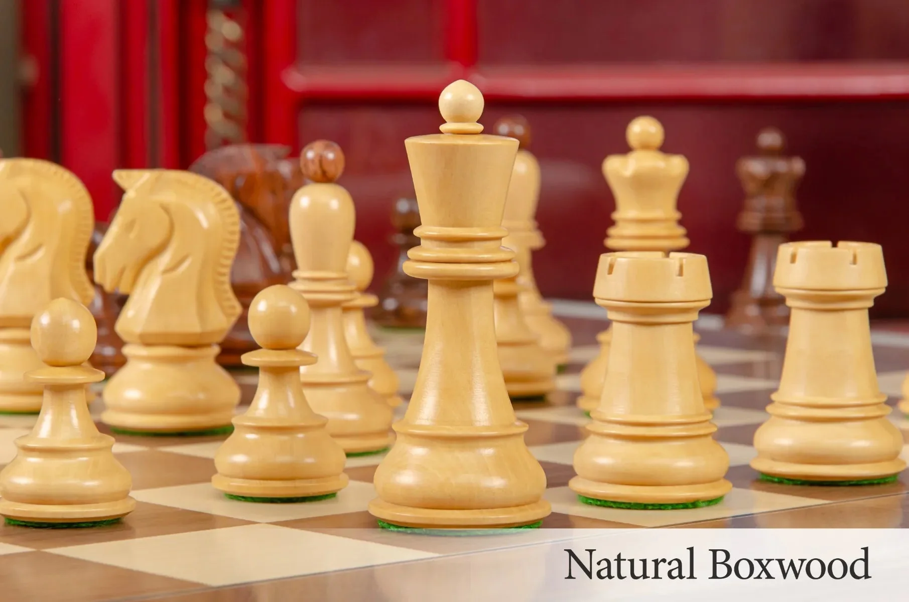 The Fischer Dubrovnik Series Chess Pieces - 3.625" King - Image 6