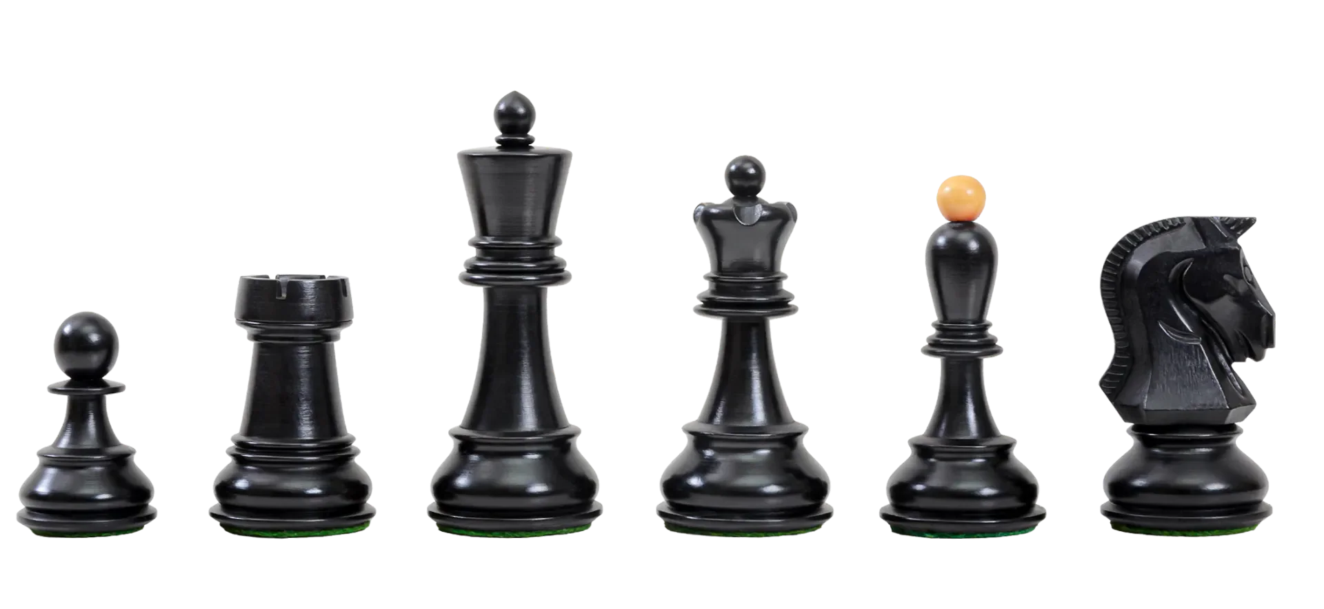 Ebonized Boxwood and Natural Boxwood