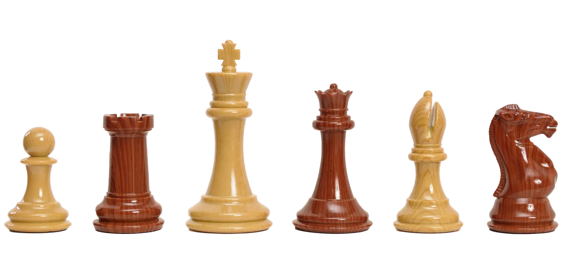 The Fischer Series Chess Pieces - 4.0" King - Woodtek