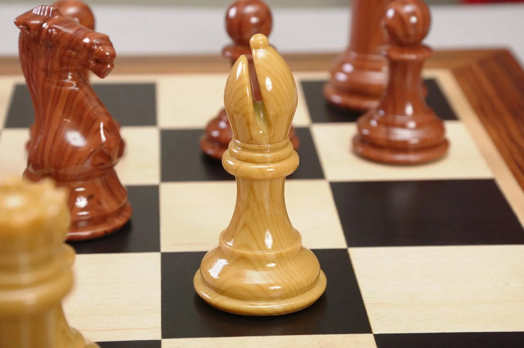 The Fischer Series Chess Pieces - 4.0" King - Woodtek - Image 5