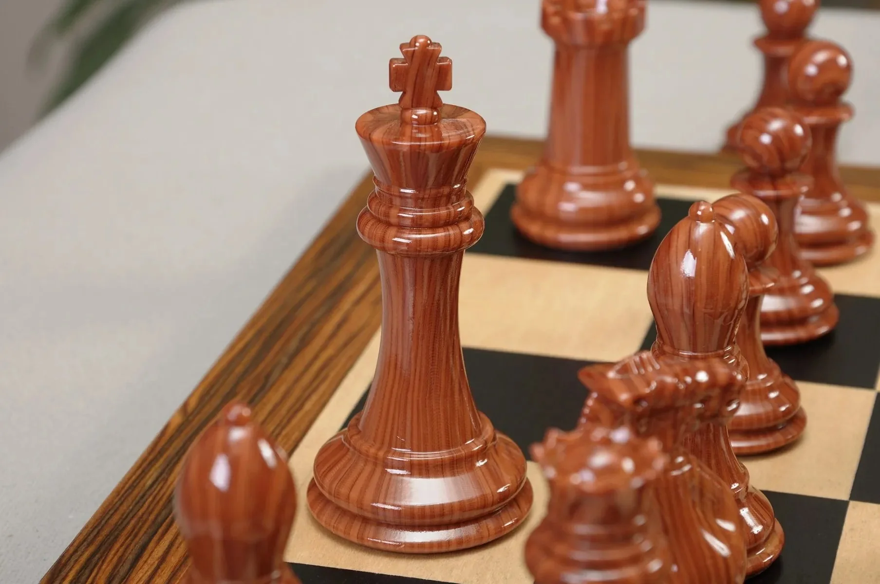 The Fischer Series Chess Pieces - 4.0" King - Woodtek - Image 9