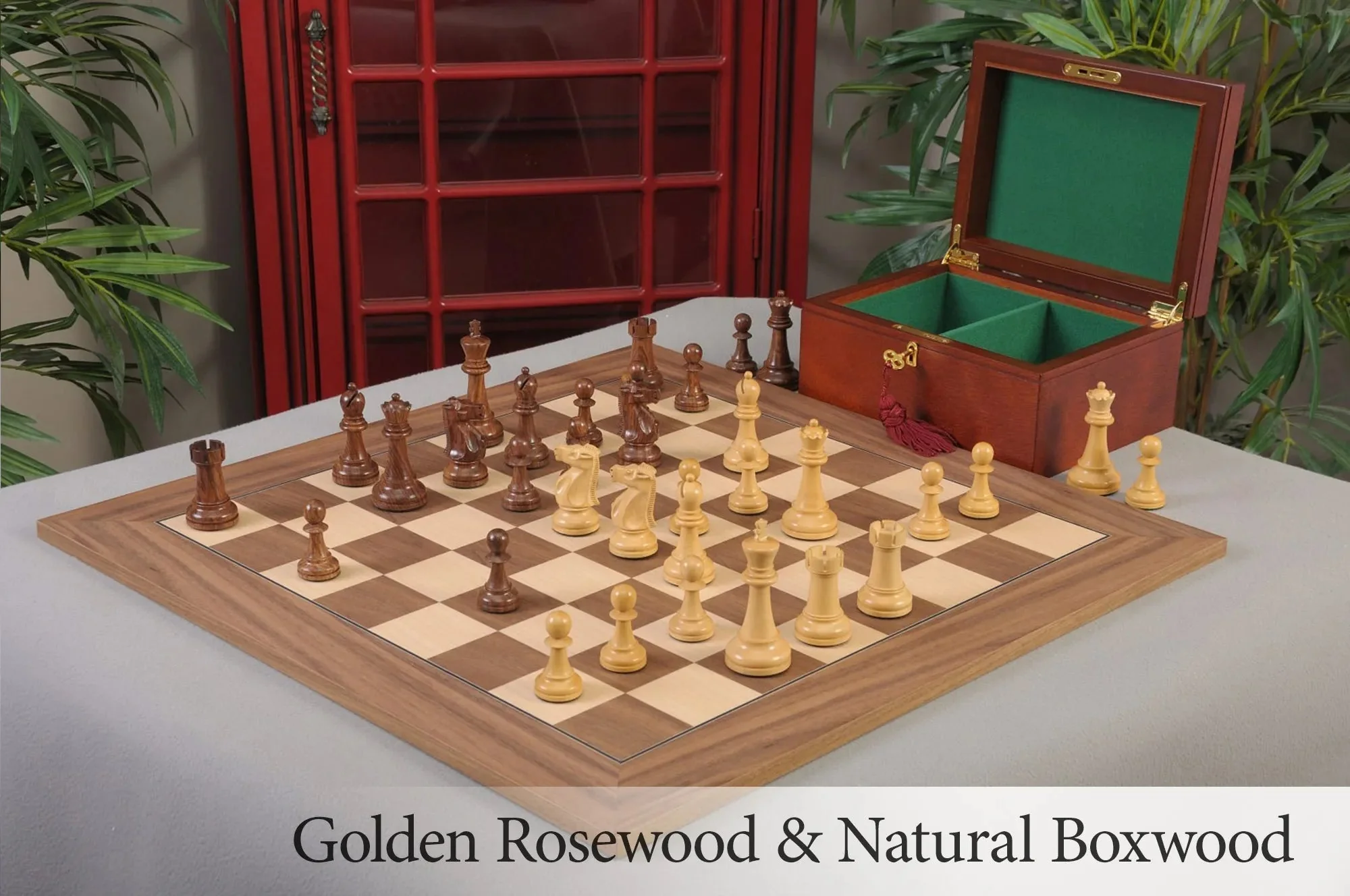 Golden Rosewood and Natural Boxwood
