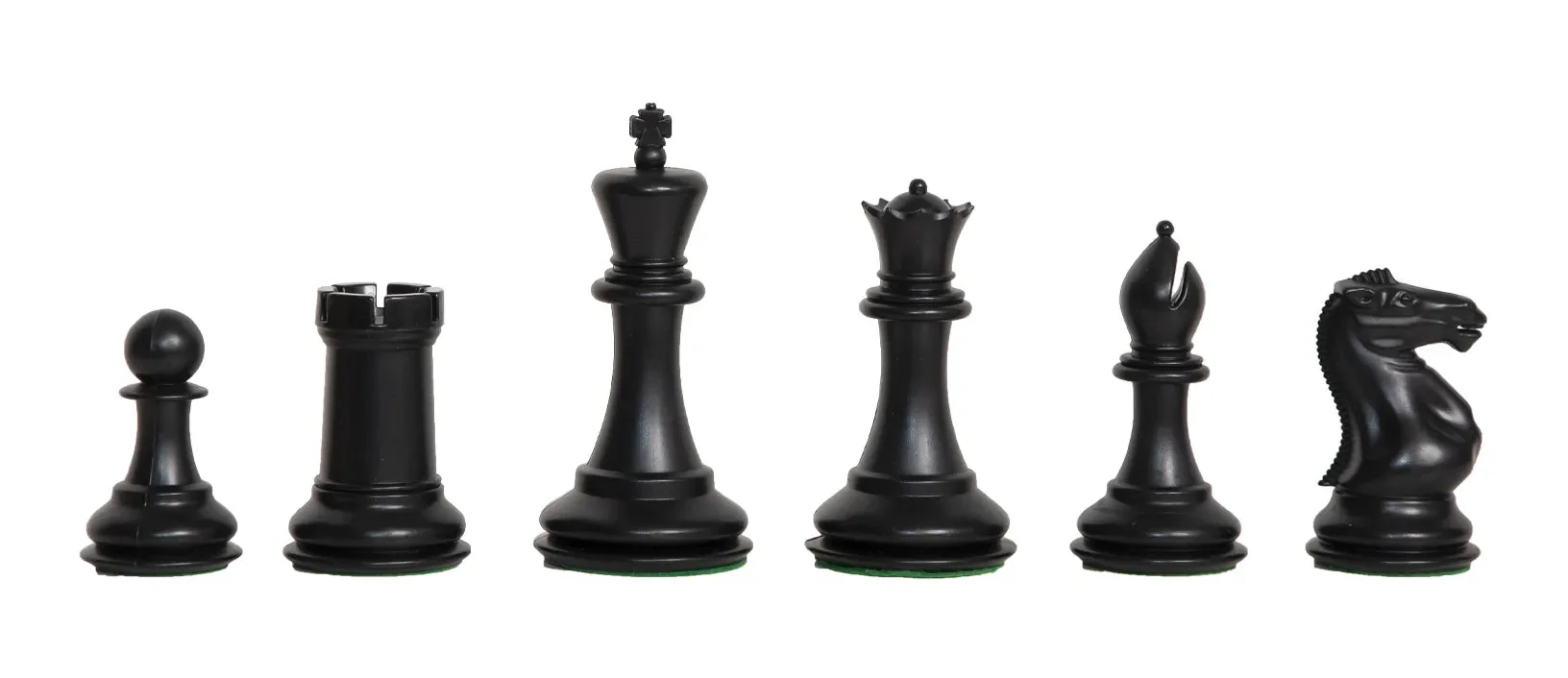 The Fischer Series Plastic Chess Pieces - 3.75" King - Image 2