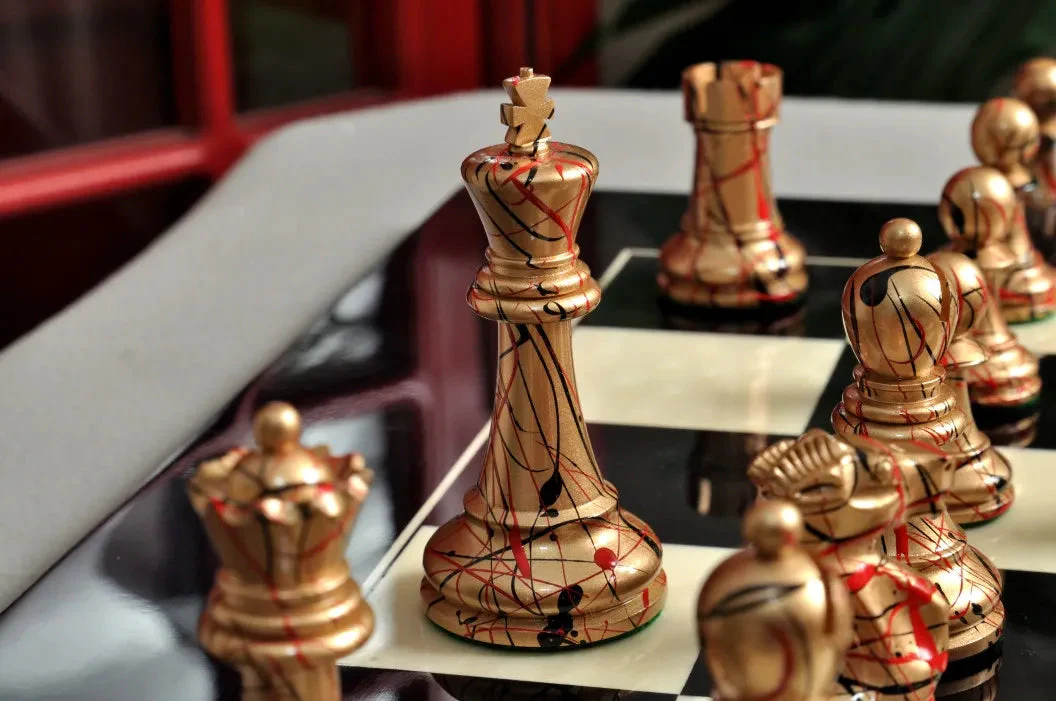 Gold and Silver Hand-Painted - Image 9