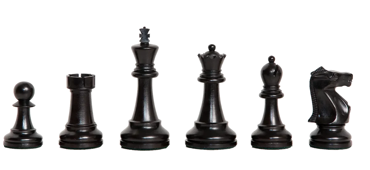 Ebonized Boxwood and Natural Boxwood