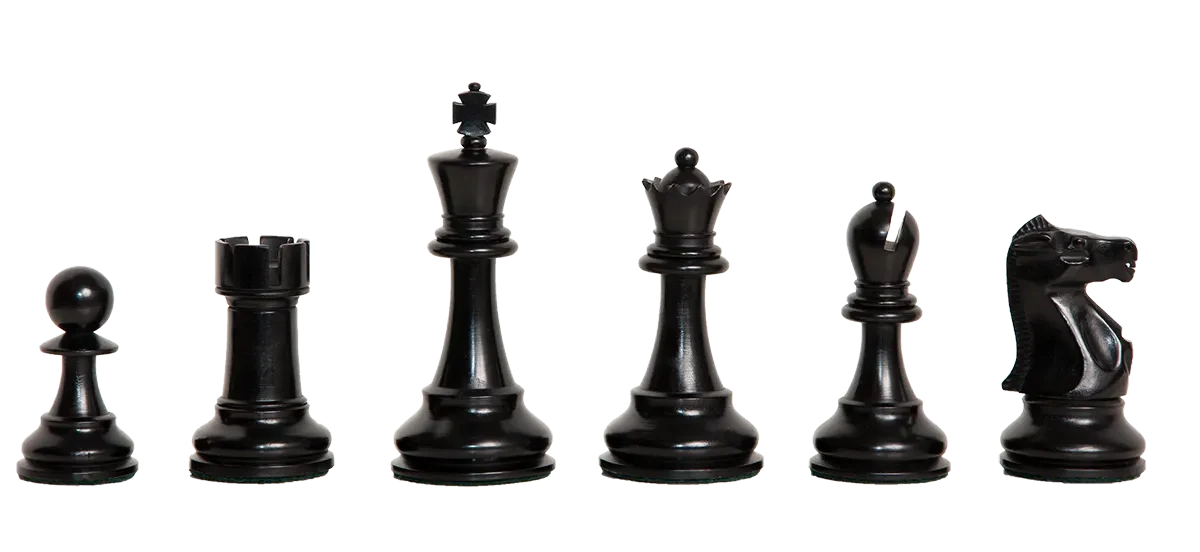 Ebonized Boxwood and Natural Boxwood