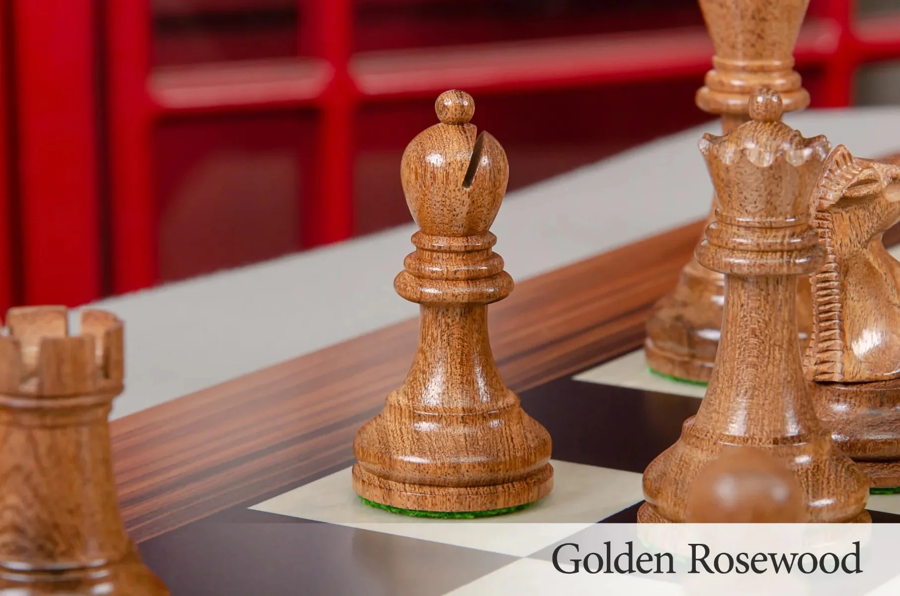 CLEARANCE - The Fischer Spassky 1972 Series Commemorative Chess Pieces - 3.75" King - Image 14