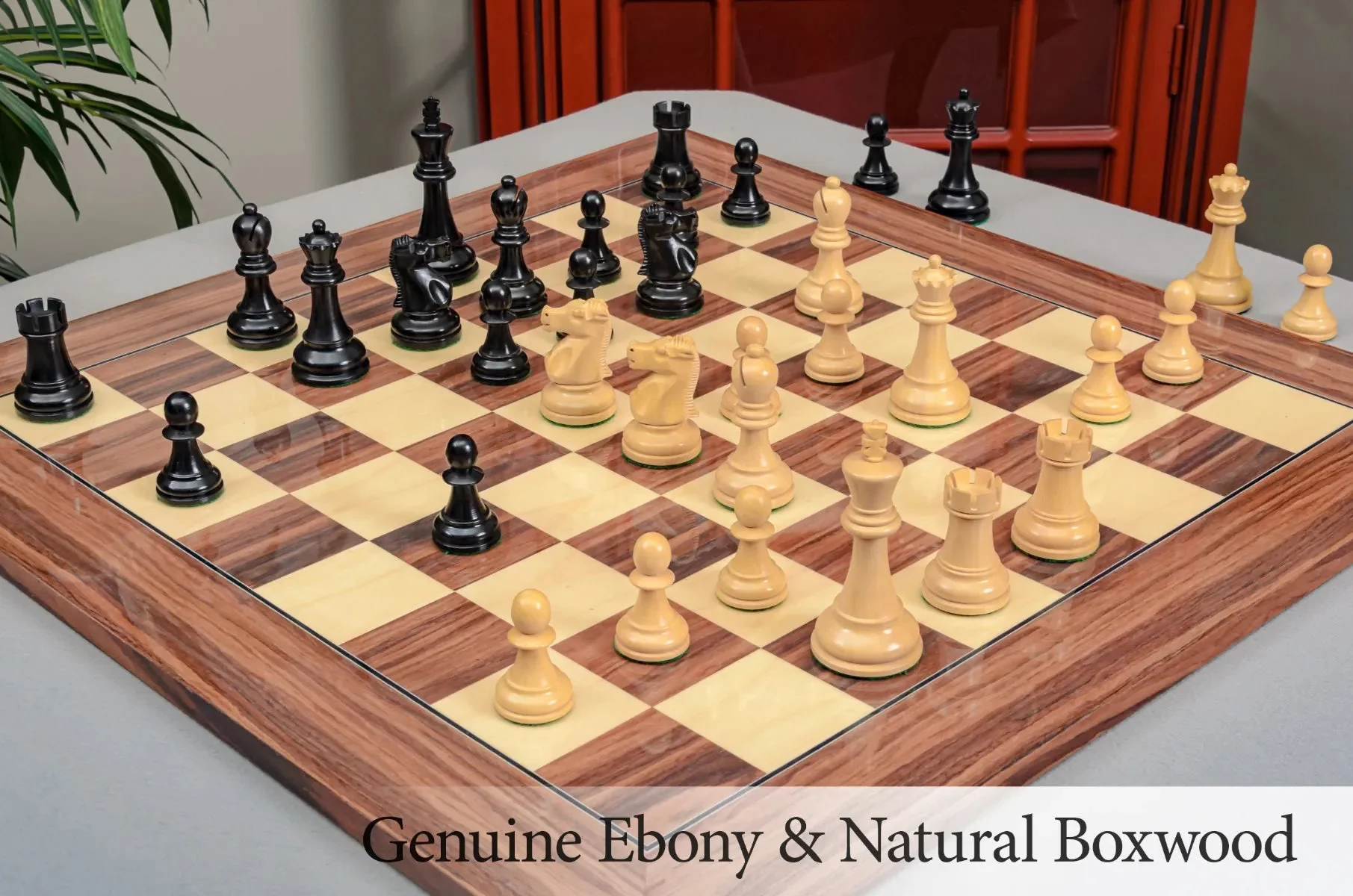 CLEARANCE - The Fischer Spassky 1972 Series Commemorative Chess Pieces - 3.75" King - Image 22