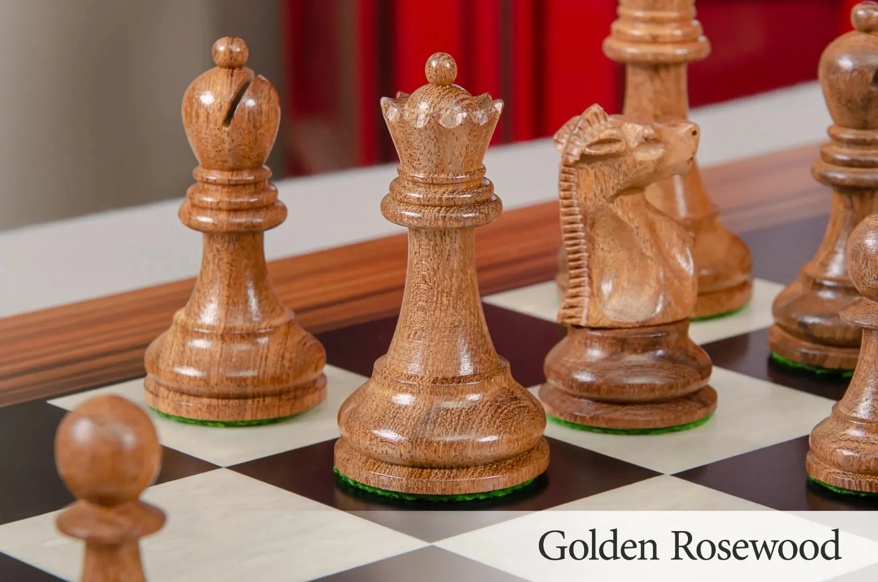 CLEARANCE - The Fischer Spassky 1972 Series Commemorative Chess Pieces - 3.75" King - Image 7