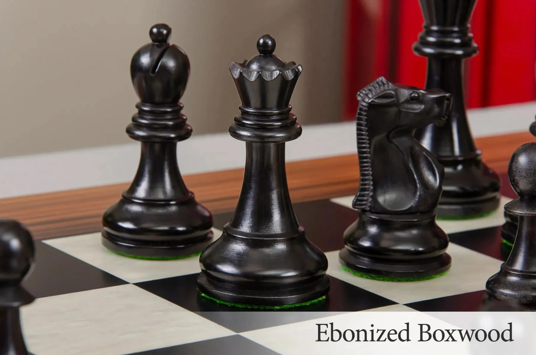 CLEARANCE - The Fischer Spassky 1972 Series Commemorative Chess Pieces - 3.75" King - Image 9