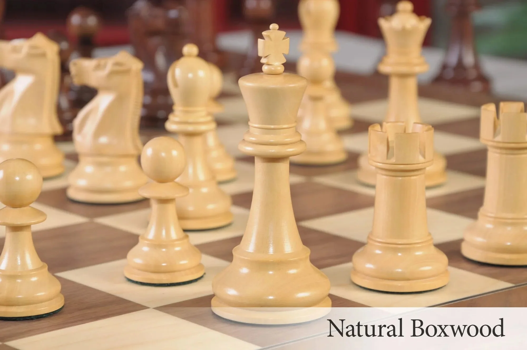 The Fischer Spassky Series Chess Pieces -  4.4" King - Image 26