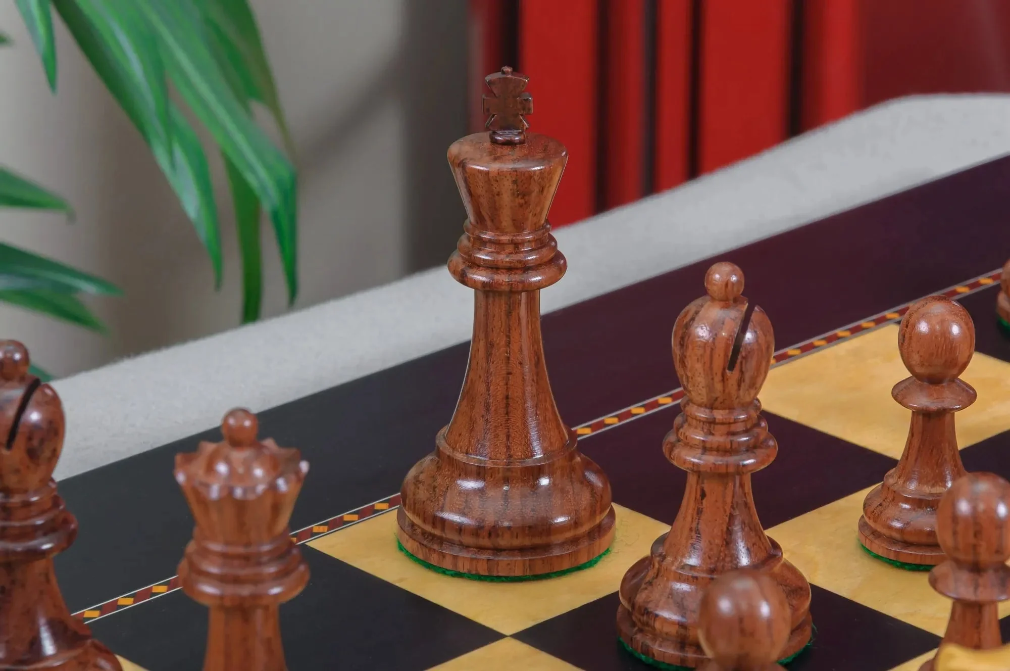 The Fischer Spassky Series Commemorative Chess Pieces - 3.75" King - Image 11