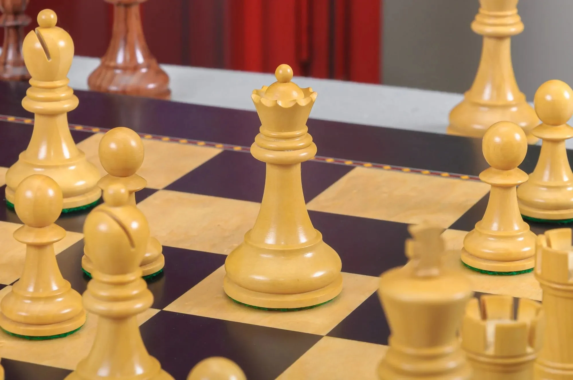The Fischer Spassky Series Commemorative Chess Pieces - 3.75" King - Image 6