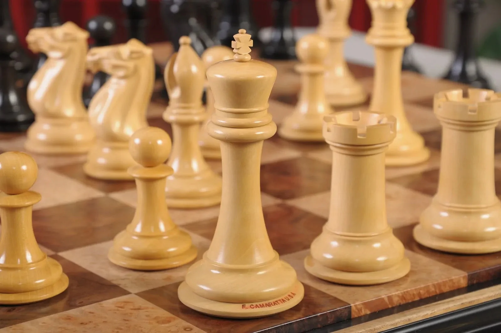 The Camaratta Collection - The Forever Collection - The 1849 Collector Series Luxury Chess Pieces - 4.4" King - Image 2