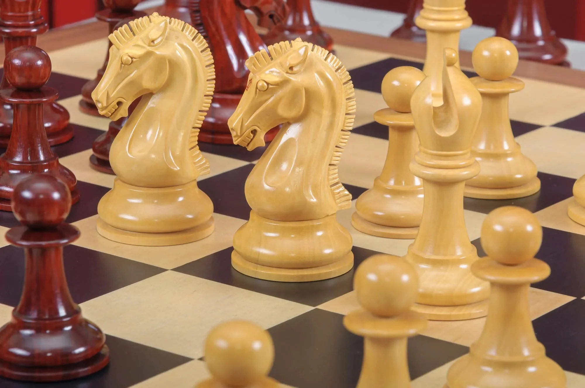 The Forever Collection - The St. Louis Chess Club Commemorative Series Chess Pieces - 4.4" King - Blood Rosewood - Image 10