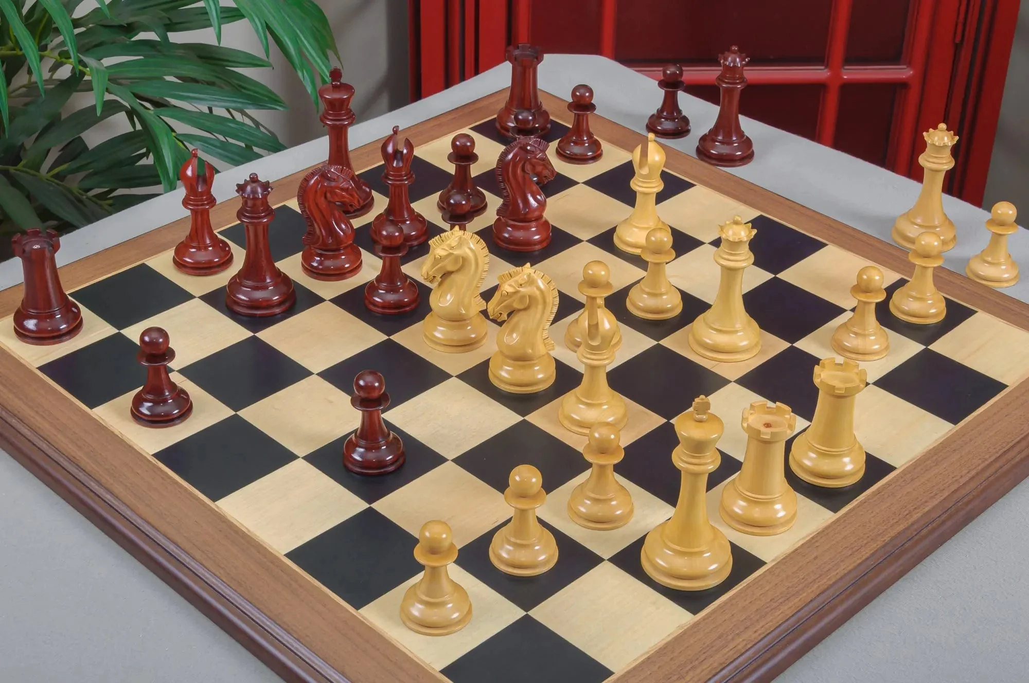 The Forever Collection - The St. Louis Chess Club Commemorative Series Chess Pieces - 4.4" King - Blood Rosewood - Image 2