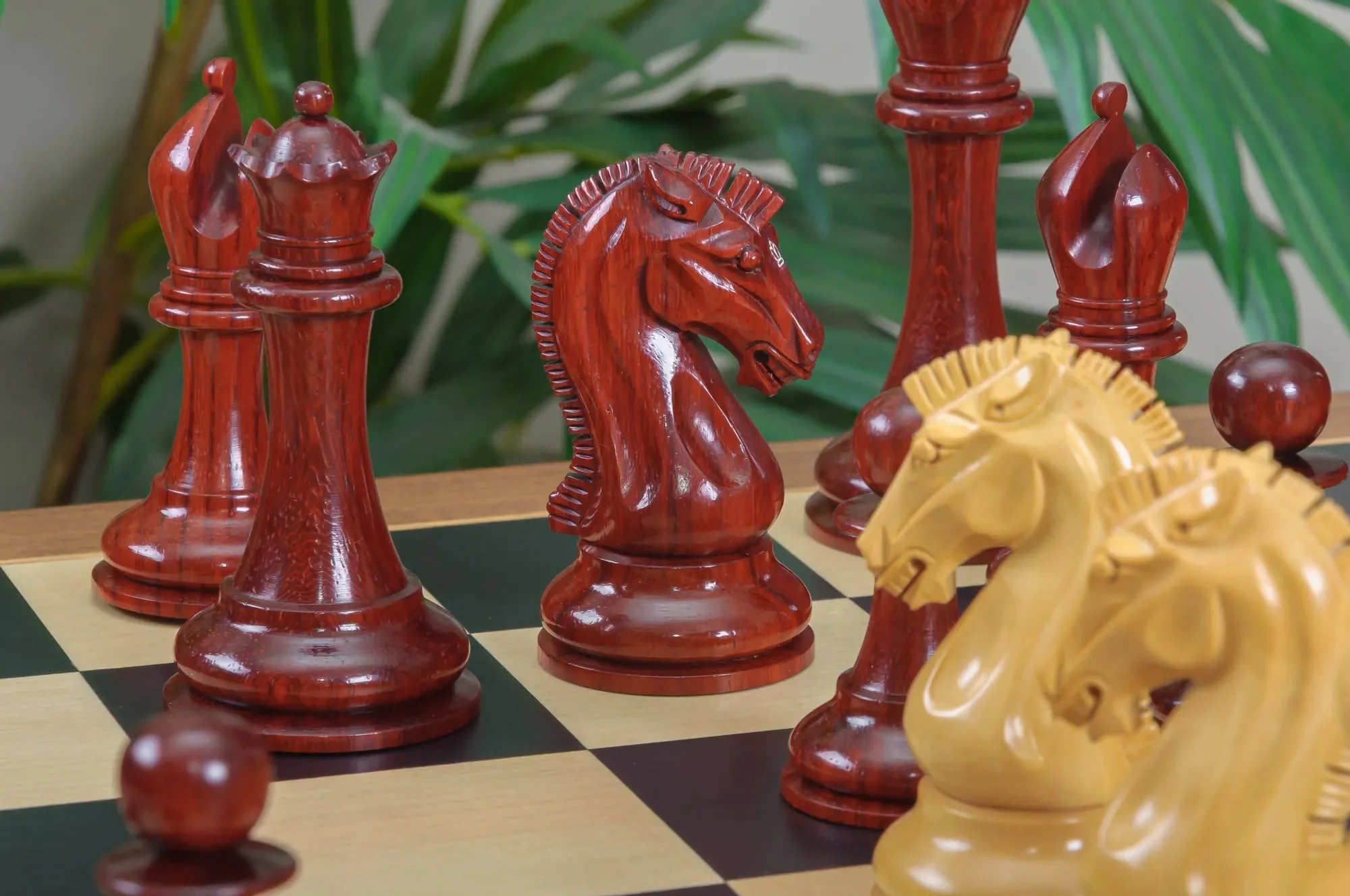 The Forever Collection - The St. Louis Chess Club Commemorative Series Chess Pieces - 4.4" King - Blood Rosewood - Image 3