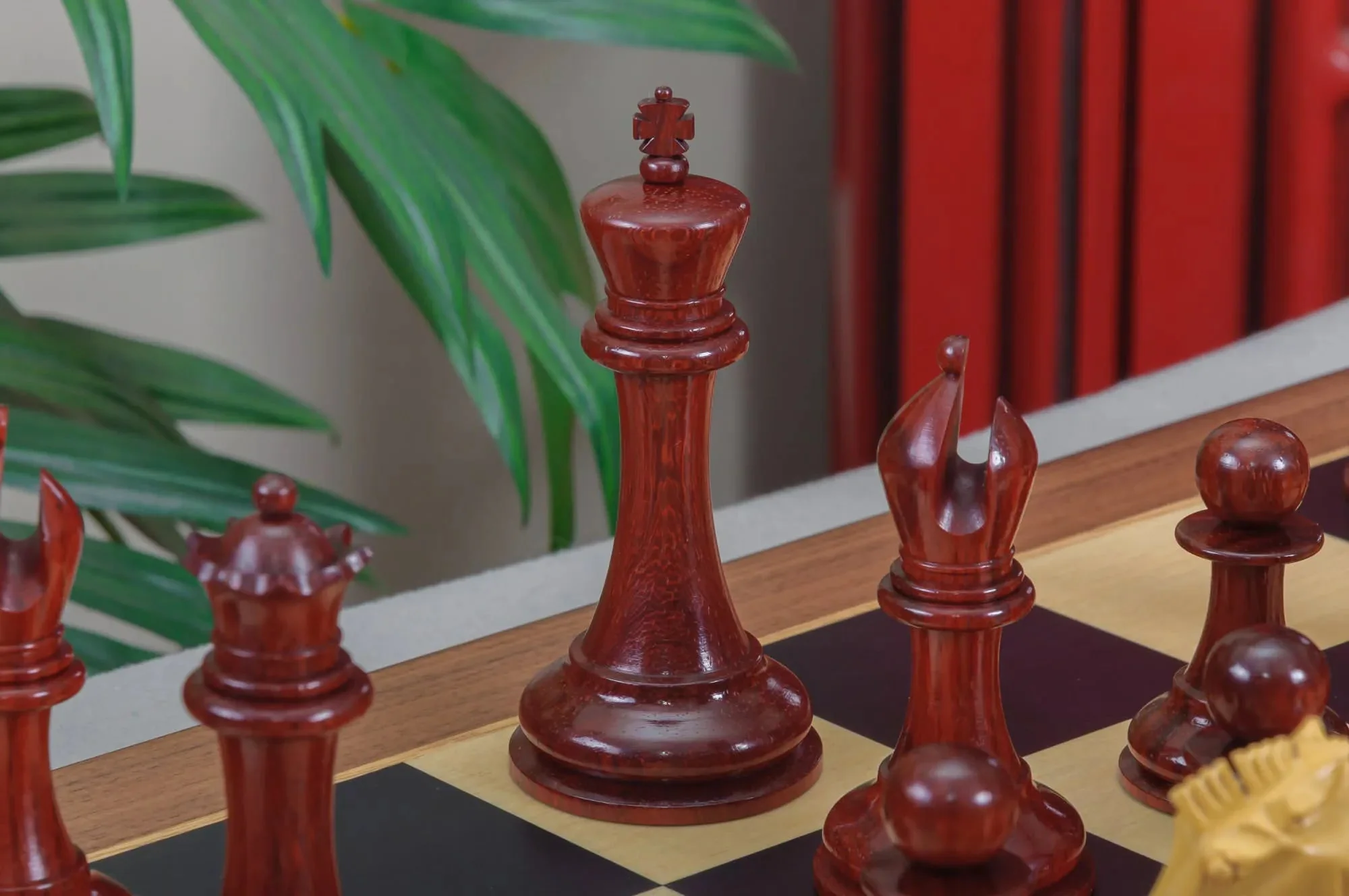 The Forever Collection - The St. Louis Chess Club Commemorative Series Chess Pieces - 4.4" King - Blood Rosewood - Image 9