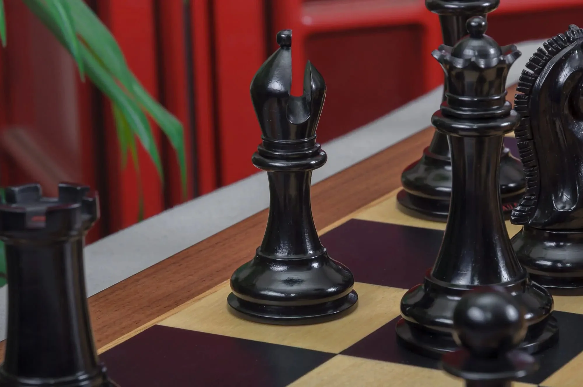 The Forever Collection - The St. Louis Chess Club Commemorative Series Chess Pieces - 4.4" King - Genuine Ebony - Image 13