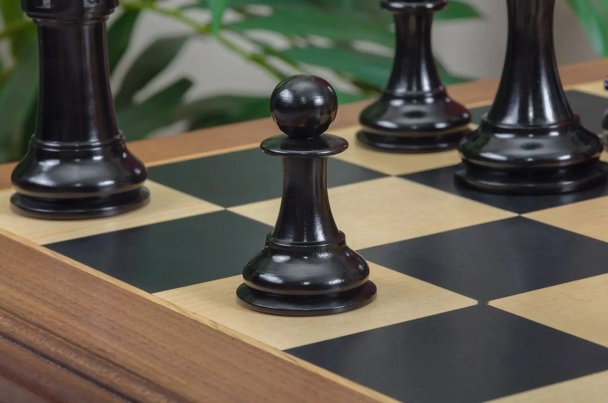 The Forever Collection - The St. Louis Chess Club Commemorative Series Chess Pieces - 4.4" King - Genuine Ebony - Image 5