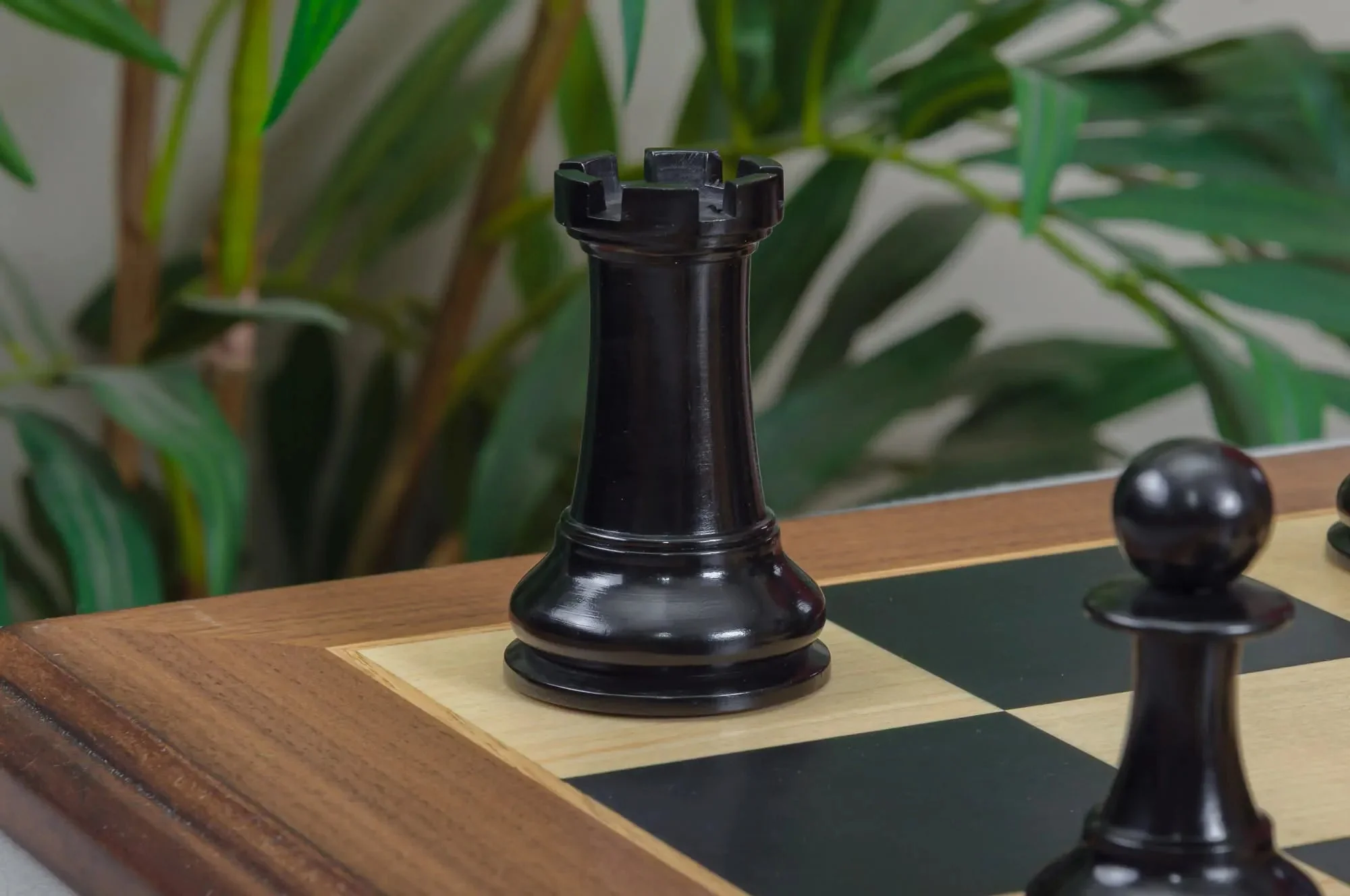 The Forever Collection - The St. Louis Chess Club Commemorative Series Chess Pieces - 4.4" King - Genuine Ebony - Image 7