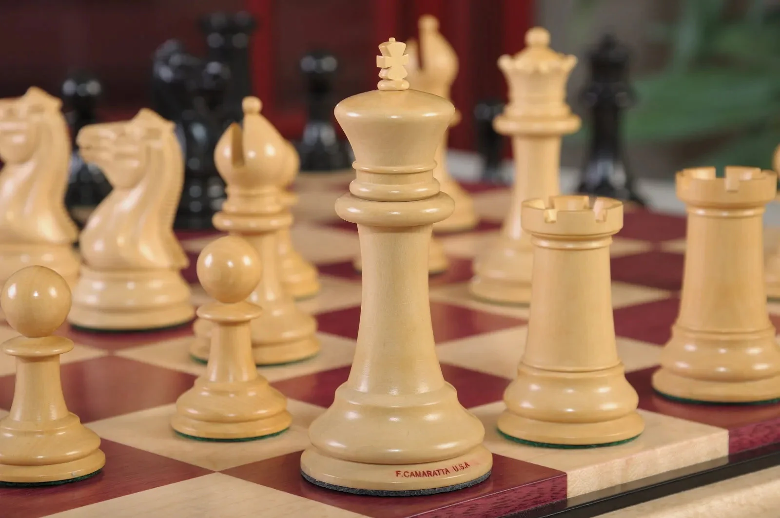The Camaratta Collection - The 1850 Morphy Series Chess Pieces - 4.4" King - Image 4