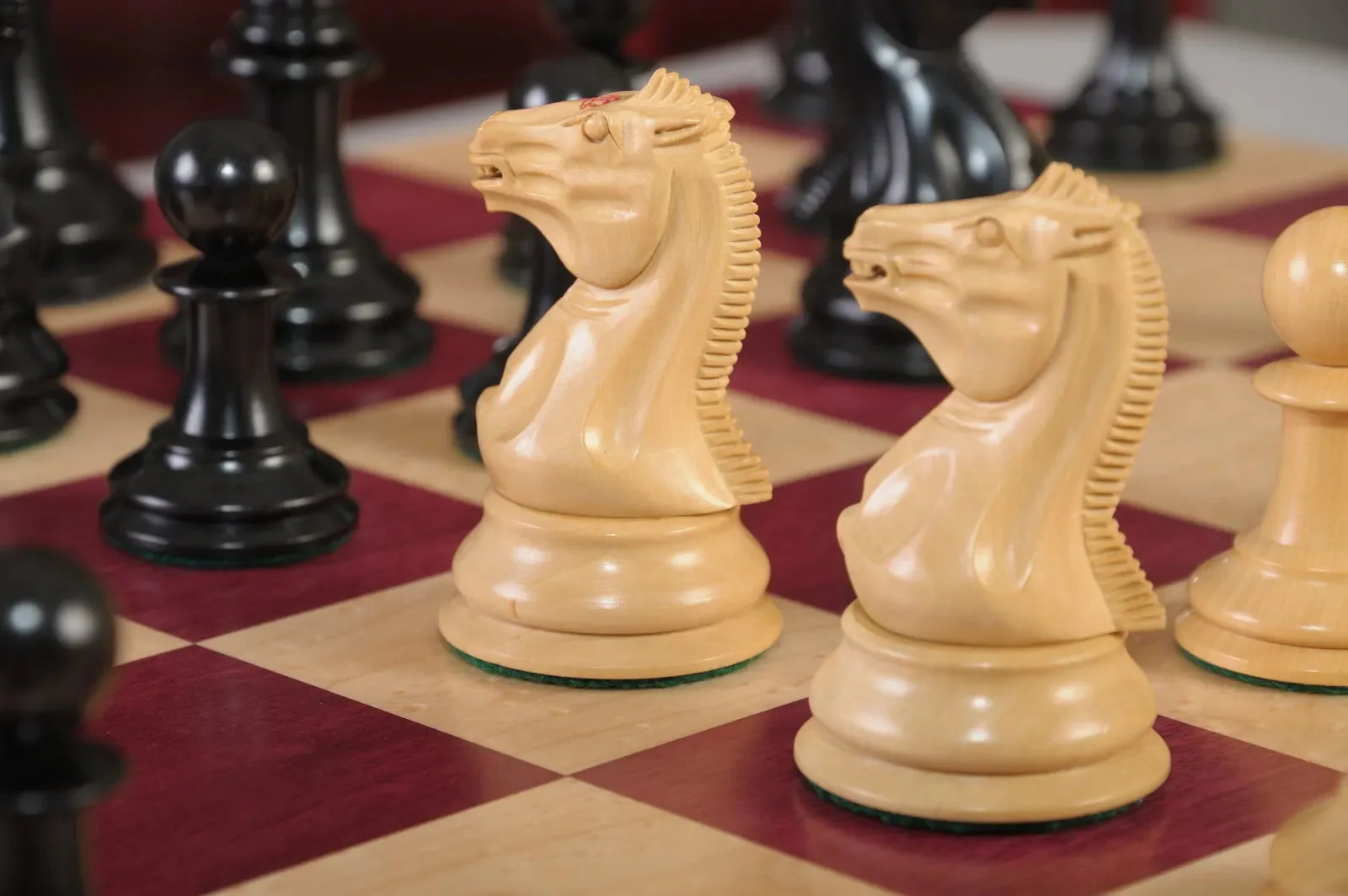 The Camaratta Collection - The 1850 Morphy Series Chess Pieces - 4.4" King - Image 6