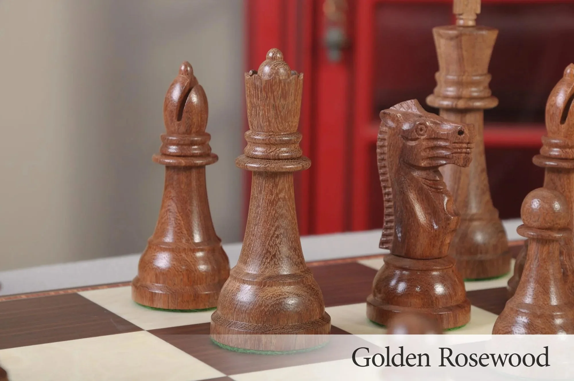 The Reproduction of the Circa 1950s Gallant Knight Series Chess Pieces - 5.0" King - Image 3