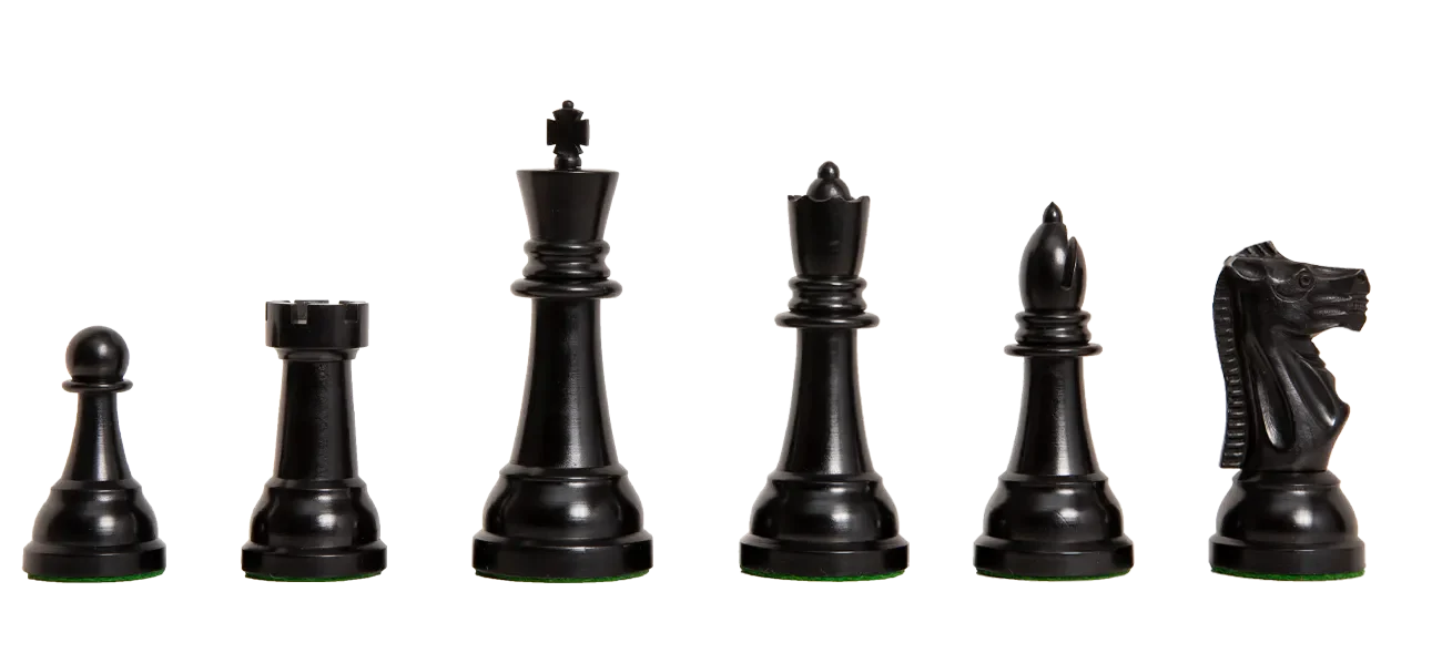Ebonized Boxwood and Natural Boxwood