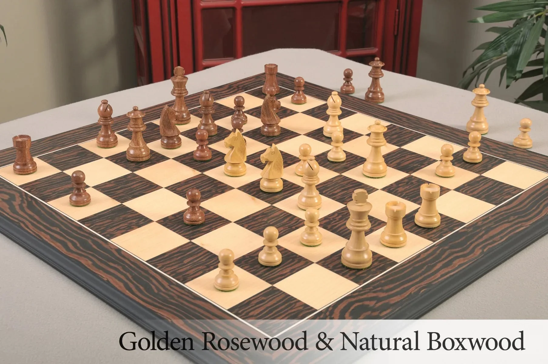 The German Series Chess Pieces - 3" King - Image 2