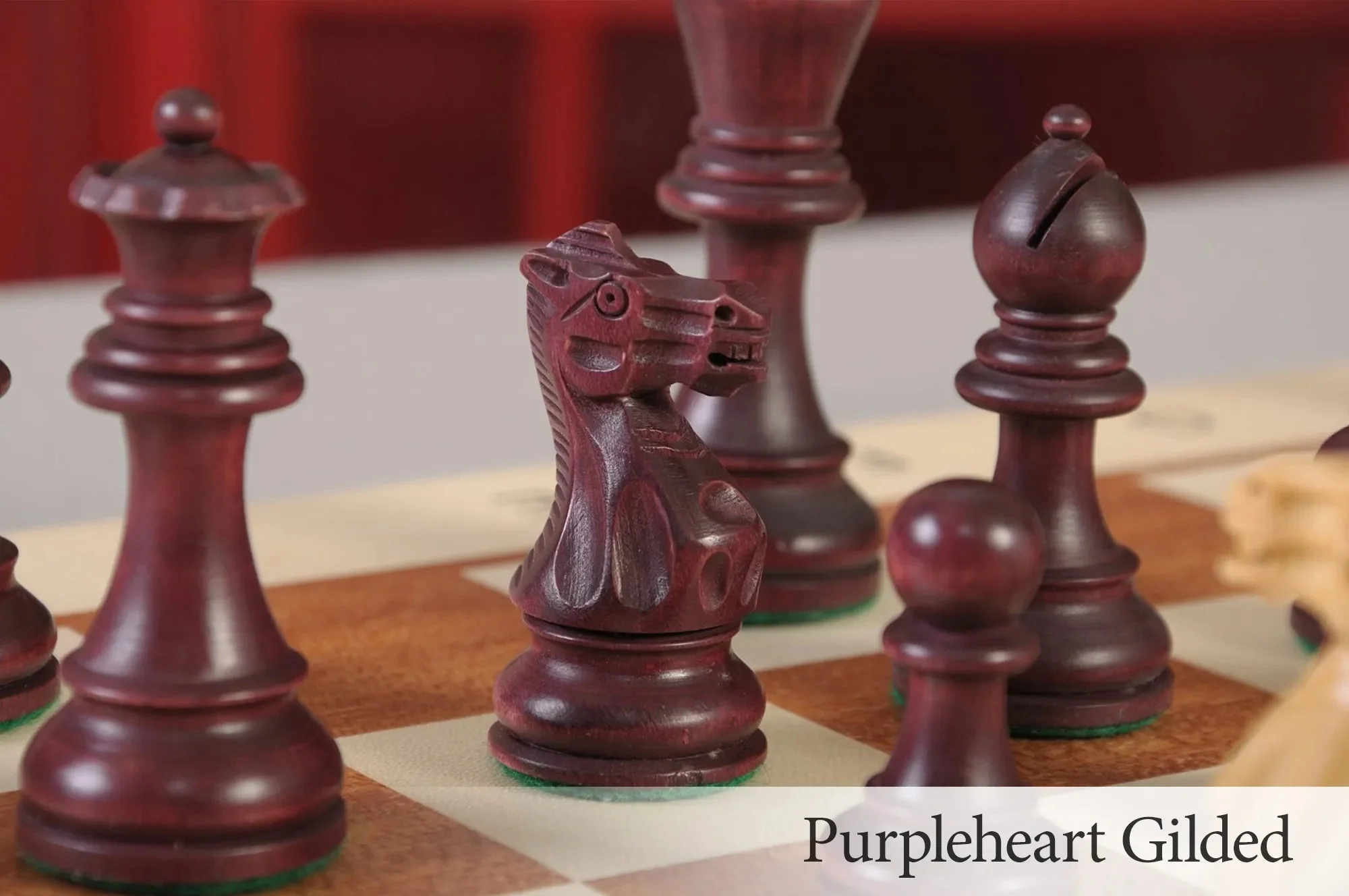 Purpleheart Gilded and Natural Boxwood