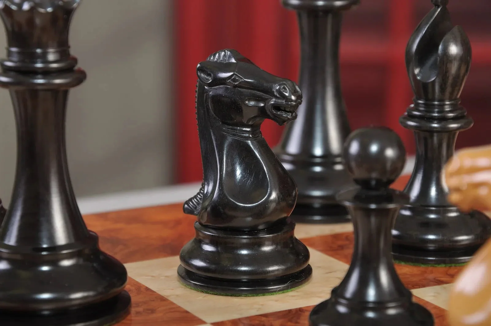PRE-ORDER - The Golden Collector Series Luxury Wood Chess Set, Box, & Board Combination - Image 9