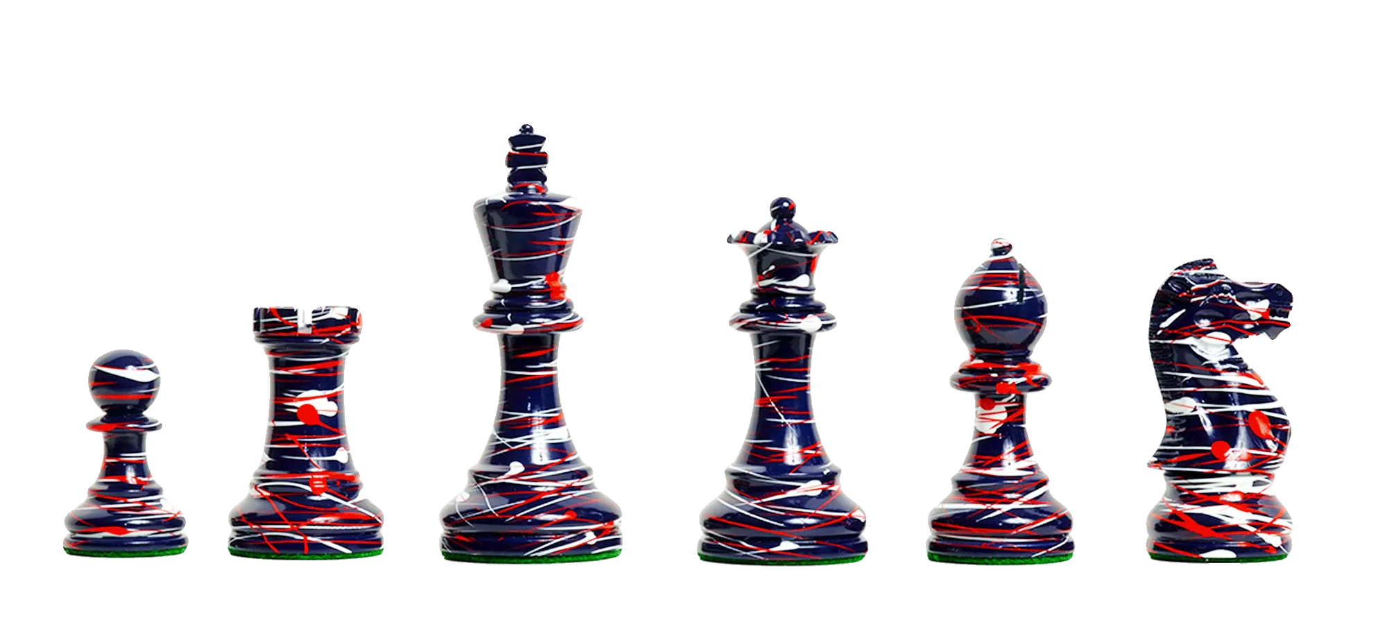 Red, White, and Blue Hand-Painted - Image 12