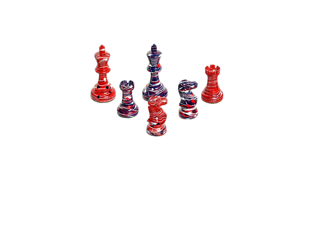 Red, White, and Blue Hand-Painted - Image 13